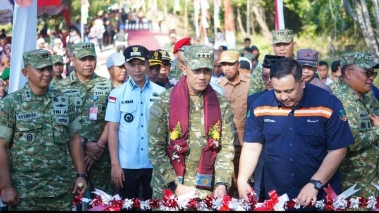 Jembatan Perintis Garuda Resmi Digunakan, PT ANTAM (Persero) Tbk Dukung Penguatan Akses dan Konektivitas Masyarakat Konawe Utara.